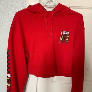 Vintage Vans cropped hoodie
